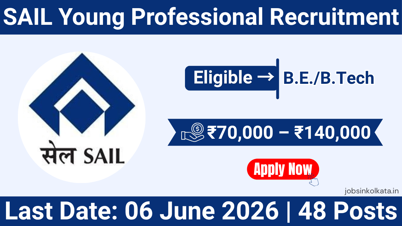 SAIL Young Professional Recruitment 2026...